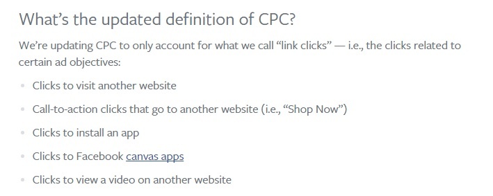 Facebook-cpc-model-aanpassing-juli